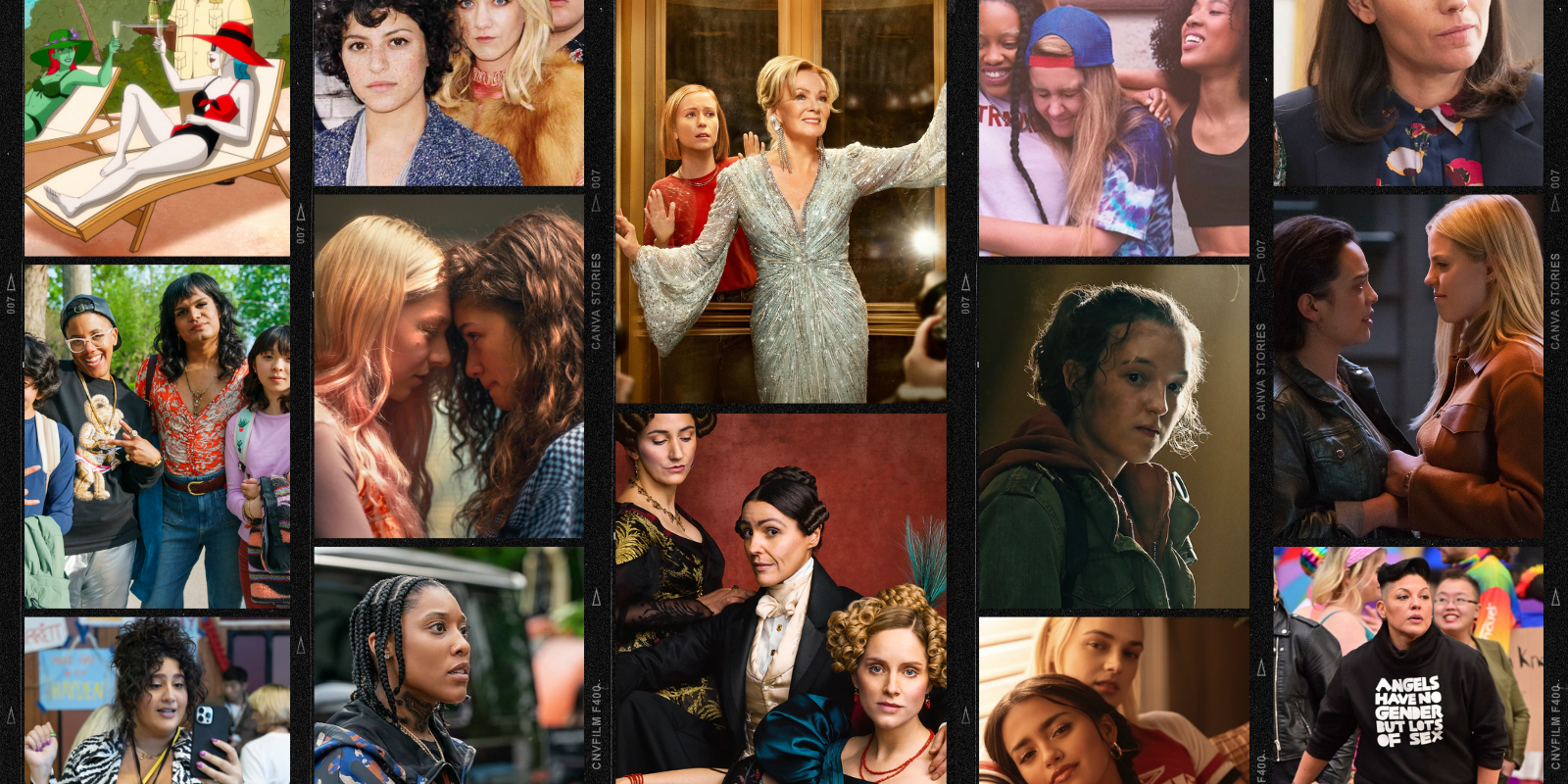 collage of HBO Max tv shows